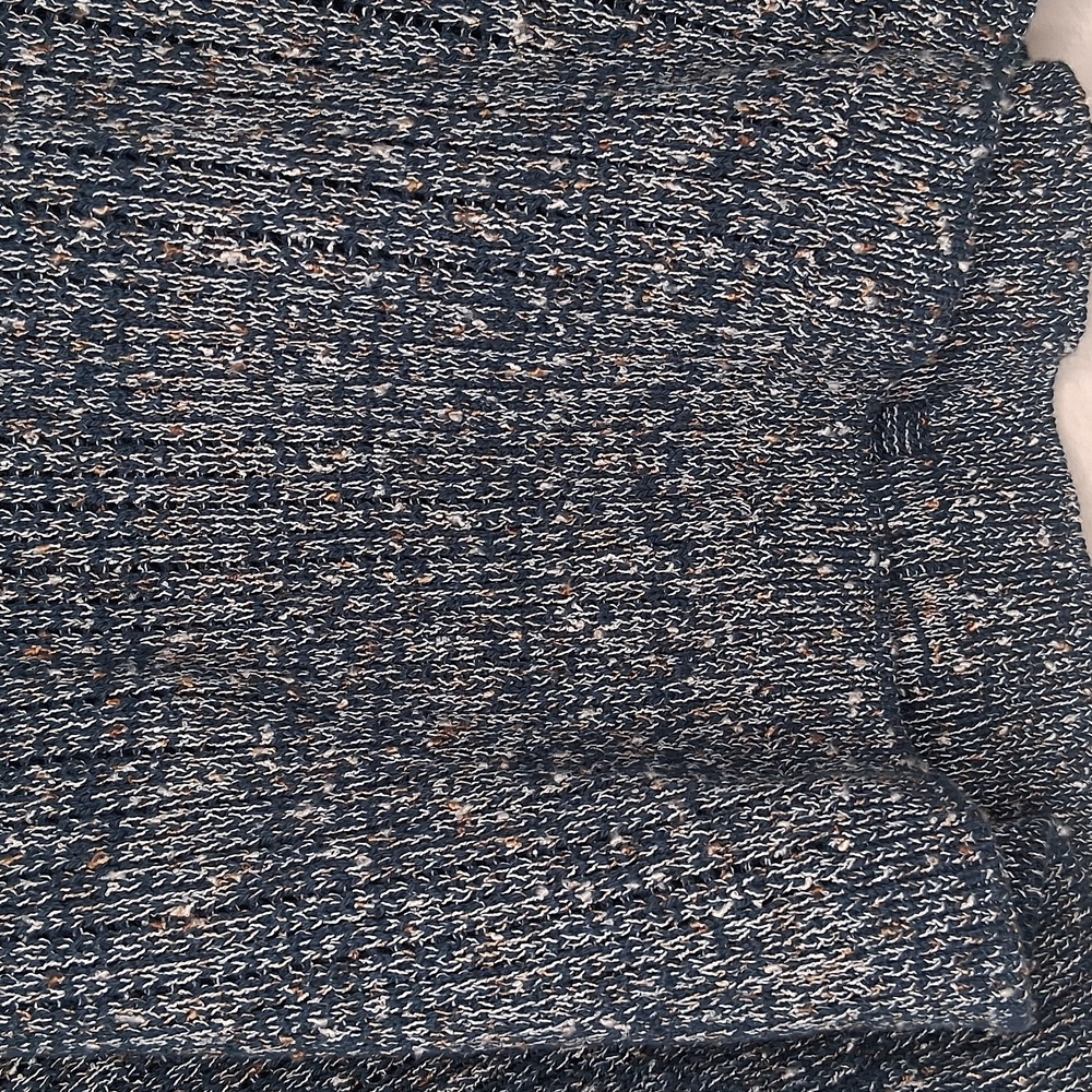 Coldwater Creek Sweater Teal Open Knit Pullover Sweater Petite XL - Picture 11 of 16